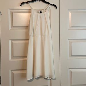 Juniors off white dress